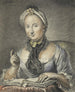 La donna dell'artista con un libro - Georg Friedrich Schmidt — vista dell’opera