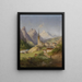 Vista di Heiligenblut - Georg Geyer — quadro incorniciato alla parete