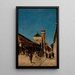 Rue à Tunis - Georg Grimm — quadro incorniciato alla parete