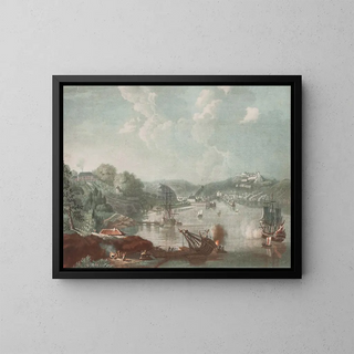 Georg Haas - Vue de la ville Frederikshald.webp
