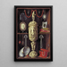 Un cabinet avec des objets d'art - Georg Hainz — quadro incorniciato alla parete