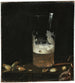 Natura morta con un bicchiere di birra e noci - Georg Hainz — vista dell’opera