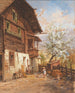 La primavera in fattoria - Georg Janny — vista dell’opera