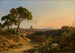 Vista di Roma con San Pietro dalla Villa Doria Pamphili - Georg Kobell — vista dell’opera