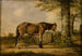 Cavallo vicino a un albero - Georg Kobell — vista dell’opera