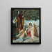 Hagen e le tre figlie del Reno - Georg Kugler — quadro incorniciato alla parete
