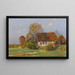 Ferme frisonne soirée d'automne - Georg Meinzolt — quadro incorniciato alla parete