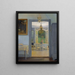 interno con sole pomeridiano - Georg Nicolai Achen — quadro incorniciato alla parete