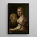 Caritas Romana - Georg Pencz — quadro incorniciato alla parete