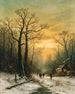 Rencontre sur le chemin du retour in inverno - Georg Schmitz — vista dell’opera