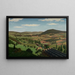 Paesaggio vicino a Berghausen - Georg Scholz — quadro incorniciato alla parete