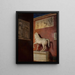 Angolo di un corridoio del museo Thorvaldsen - Georg Seligmann — quadro incorniciato alla parete