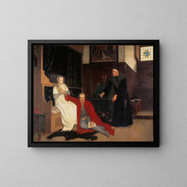 Erik XIV, re di Svezia - Georg von Rosen — quadro incorniciato alla parete