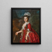 Ritratto dell'arciduchessa Maria Cristina duchessa di Teschen 1742-1798 - Georg Weikert — quadro incorniciato alla parete