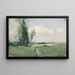 Paesaggio con un ruscello - George A. Boyle — quadro incorniciato alla parete