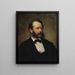 John F. Kensett - George Augustus Baker Jr — quadro incorniciato alla parete