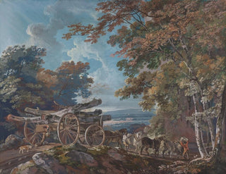 George Barret - Timber Wain on a Rough Road.webp
