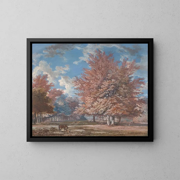 Vista in un parco - George Barret — quadro incorniciato alla parete