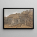 Un Cottage sull'isola di Wight - George Barret il Giovane — quadro incorniciato alla parete