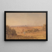 Vista di Londra da Highgate - George Barret il Giovane — quadro incorniciato alla parete