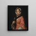 Una donna sconosciuta chiamata Peg Woffington - George Beare — quadro incorniciato alla parete