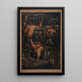 George Bissill - Industrial Coal mine scene.webp