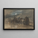 Camp a Chobham 1853 con ufficiali e sentinella - George Bryant Campion — quadro incorniciato alla parete