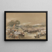 Revue royale a Windsor, la regina Vittoria e il khedivè Ismaïl Pacha d'Egitto, 26 giugno 1868 - George Bryant Campion — quadro incorniciato alla parete