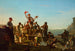 Joyeux bateliers à plat fond au port - George Caleb Bingham — vista dell’opera