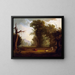 Paesaggio con bestiame - George Caleb Bingham — quadro incorniciato alla parete