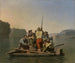 Un bateau à vapeur échoué assisté par un lighter - George Caleb Bingham — vista dell’opera