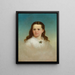 Mademoiselle Julia Eveline Drennon - George Caleb Bingham — quadro incorniciato alla parete