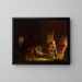 I viaggiatori tardivi - George Caleb Bingham — quadro incorniciato alla parete