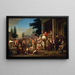 L'elezione della contea - George Caleb Bingham — quadro incorniciato alla parete