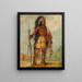 A-Wun-Ne-Wa-Be Oiseau du Tonnerre - George Catlin — quadro incorniciato alla parete