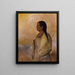Una donna Choctaw - George Catlin — quadro incorniciato alla parete