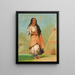 Ah-Kay-Ee-Pix-En Donna che colpisce molto - George Catlin — quadro incorniciato alla parete