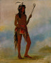Ah-NJe-Nahge Colui che si trova su entrambi i lati, un giocatore di palla distinto - George Catlin — vista dell’opera