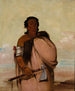 Ah-Sho-Cole Rotten Foot, un guerriero riconosciuto - George Catlin — vista dell’opera