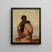 Ah-Sho-Cole Rotten Foot, un guerriero riconosciuto - George Catlin — quadro incorniciato alla parete