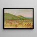 Gioco della palla dei Choctaw - George Catlin — quadro incorniciato alla parete
