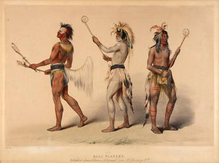 Giocatori di palla - George Catlin — vista dell’opera