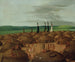 Vista aerea del villaggio Mandan a 1800 miglia sopra Saint-Louis - George Catlin — vista dell’opera