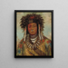 Garçon chef ojibwé - George Catlin — quadro incorniciato alla parete