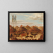 Danse du taureau, cérémonie OKeePa des Mandans - George Catlin — quadro incorniciato alla parete