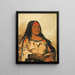 Eeh-Ns-Kim Crystal Stone Épouse du Chef - George Catlin — quadro incorniciato alla parete