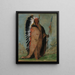 Eeh-S-Pa Black Rock, un chef a due teiere - George Catlin — quadro incorniciato alla parete