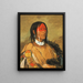 Eeh-Tow-Wes-Ka-Zeet Colui che ha gli occhi dietro di sé, anche conosciuto come Braccio rotto, è un coraggioso di prim'ordine - George Catlin — quadro incorniciato alla parete