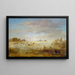 Elan brucando in una prateria autunnale - George Catlin — quadro incorniciato alla parete