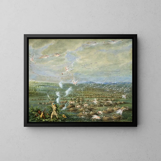 George Catlin - Flamingo Shooting in South America.webp